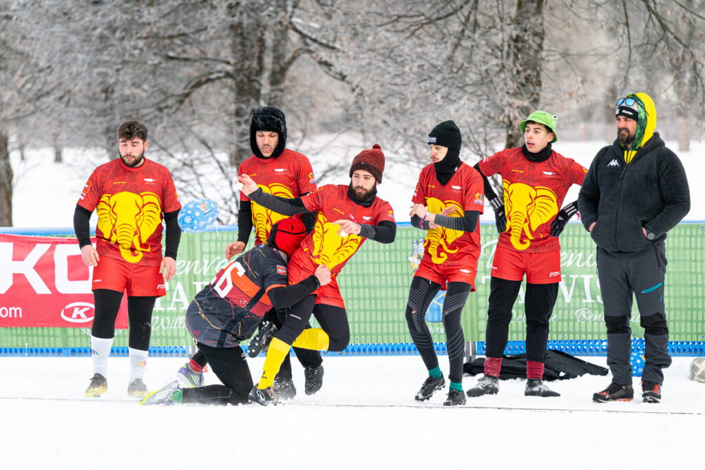 Snow Rugby Tarvisio 2026, prima giornata da incorniciare: pubblico delle grandi occasioni e grande partecipazione
